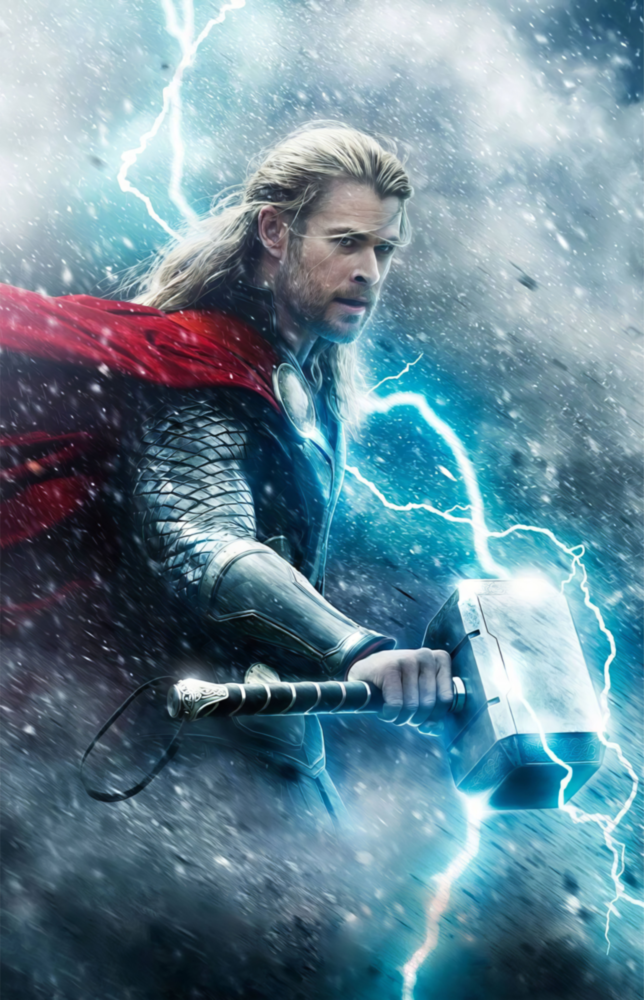 Thor Glass Wall Art