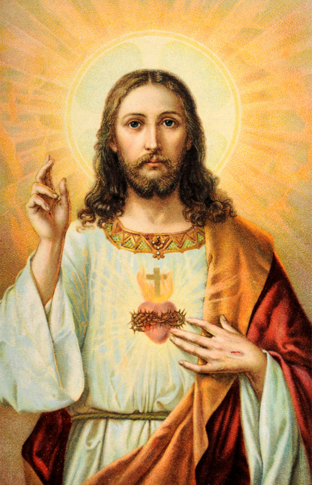 Jesus Glass Wall Art