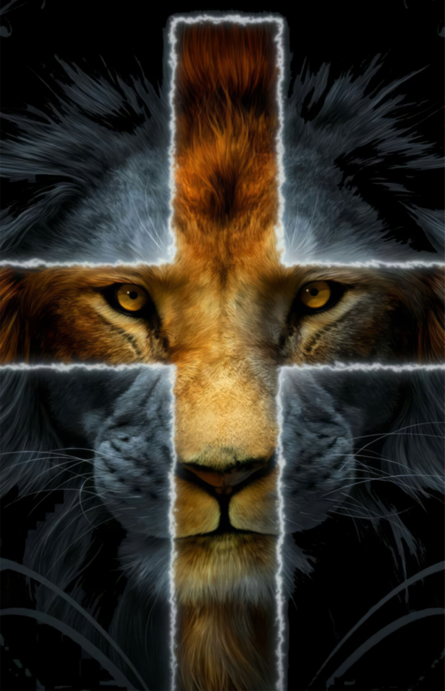 Lion Glass Wall Art