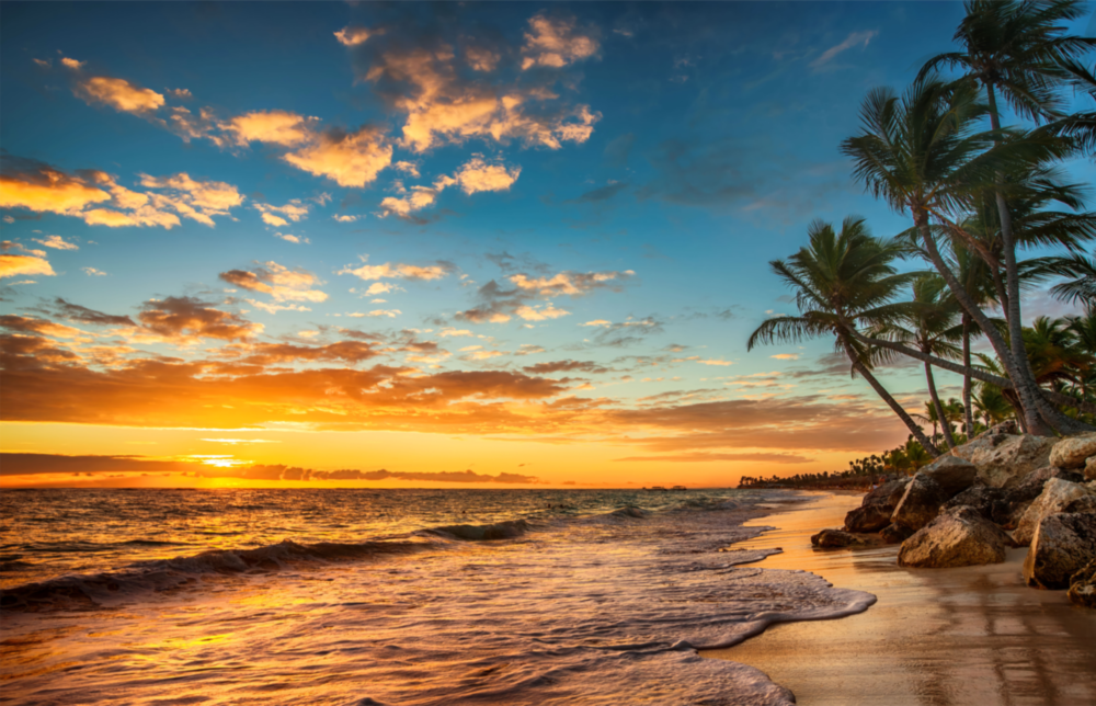 Beach Cruise Glass Wall Art