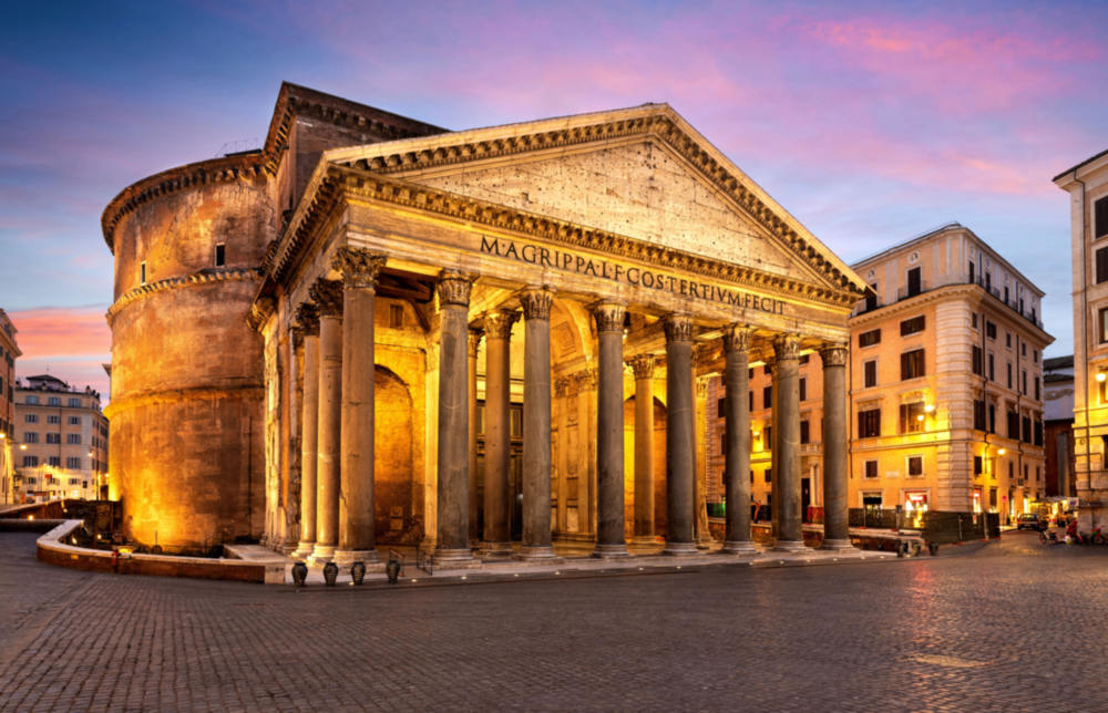 Pantheon Glass Wall Art