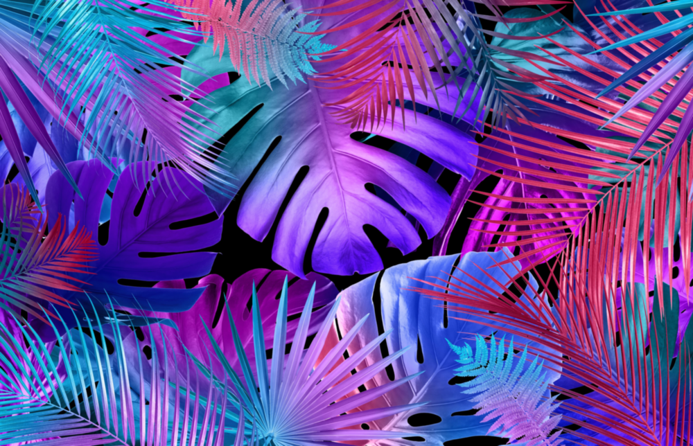 Tropical Vibe Glass Wall Art