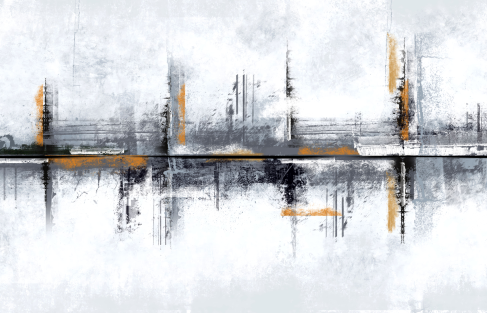 Elegant Abstract Glass Wall Art