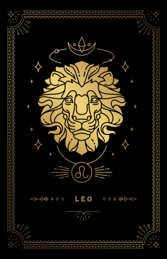 Leo Glass Wall Art