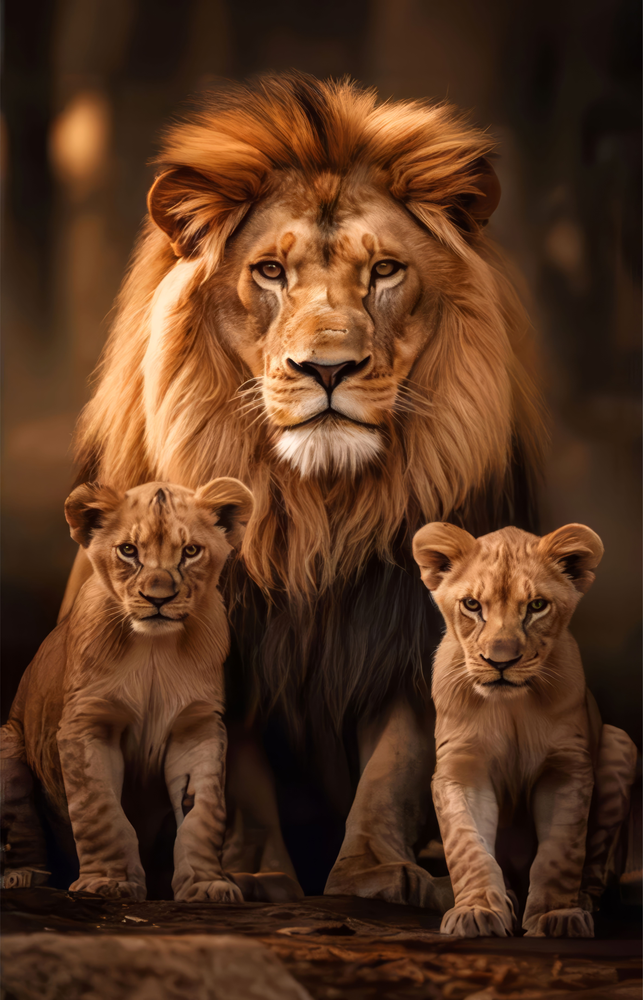 Kingdom of the Lion Glass Wall Art