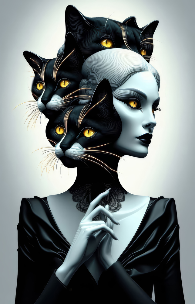 Dark Fantasy Glass Wall Art
