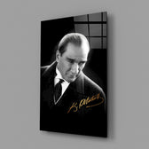 Cumhuriyet-pride cinematic glass wall art in Turkish embassy lobby