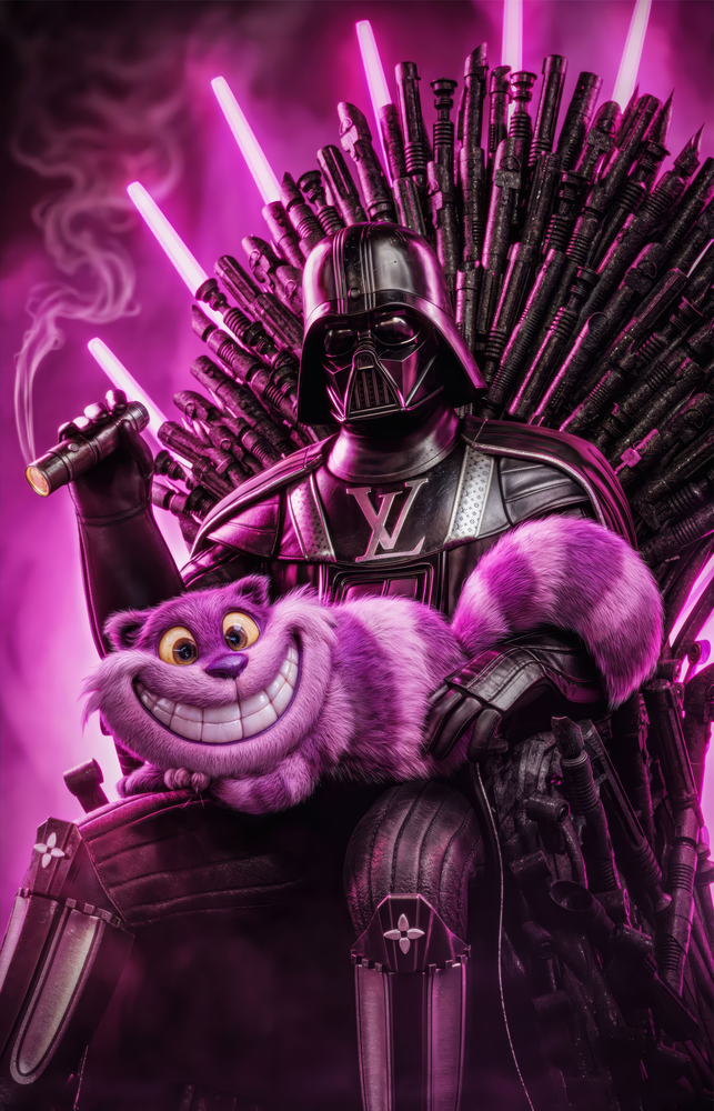 Darth Vader's Kingdom Glass Wall Art