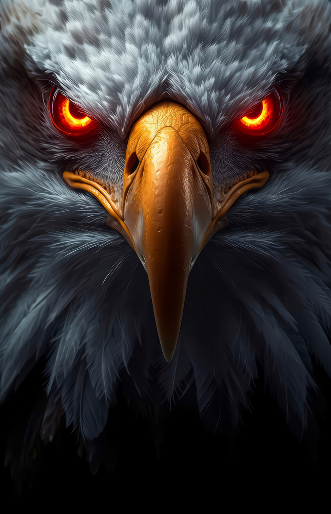 Eagle Wall Art Glass Wall Art