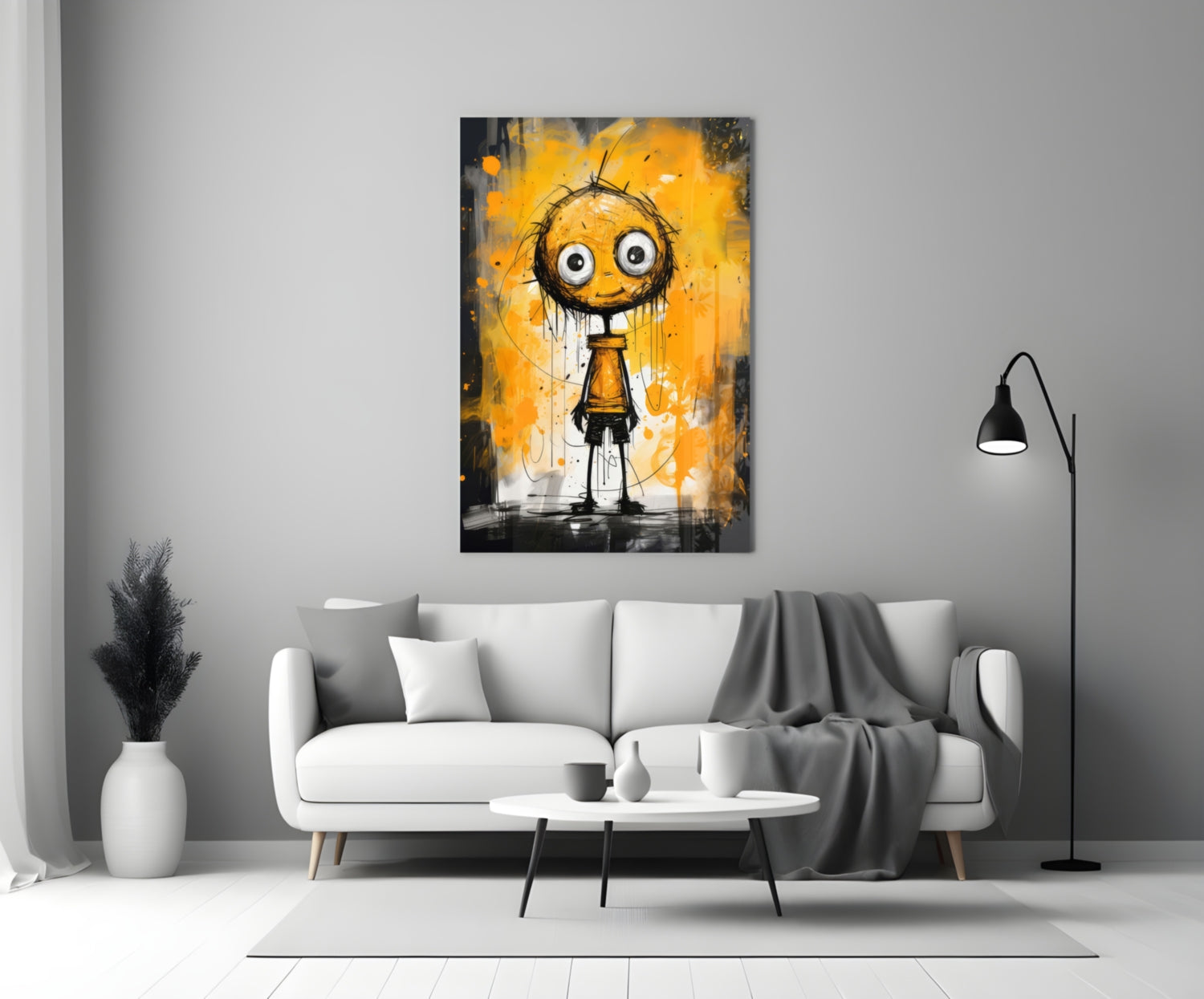 Innocence Glass Wall Art.