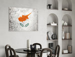 Crimson eagle cinematic glass wall art over modern dining sideboard