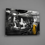 Star Wars streetwear pop cinematic glass wall art in teen Star-Wars-fan bedroom