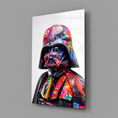 Star Wars pop streetwear cinematic glass wall art in teen Star-Wars-fan bedroom