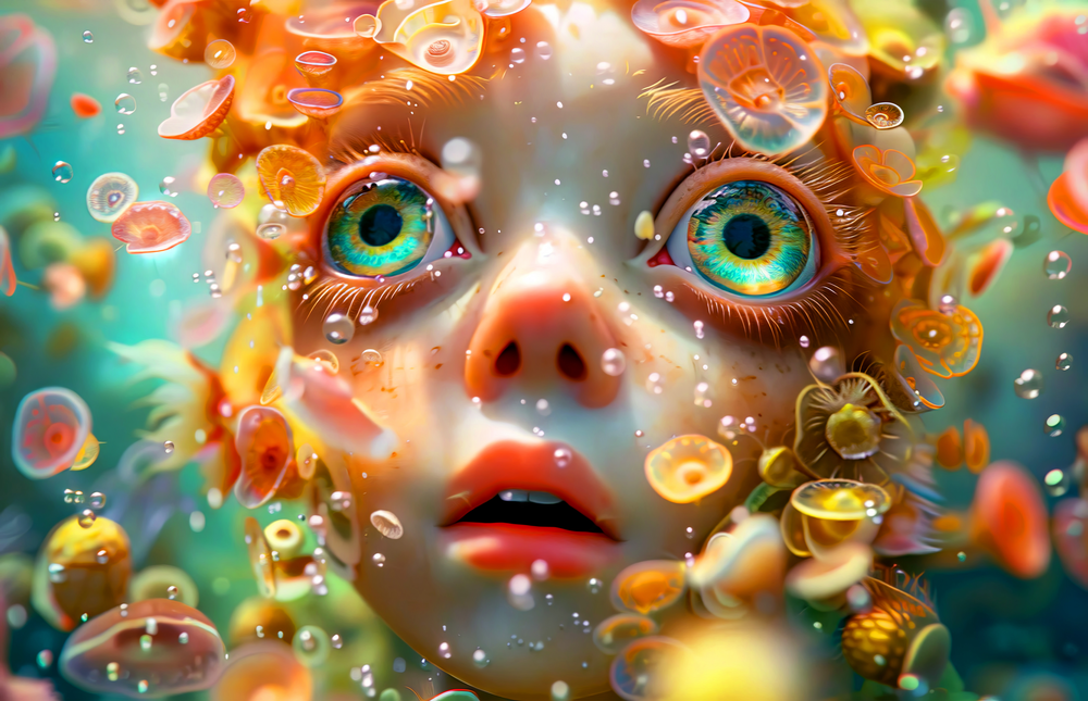 Ethereal Oceanic Dream Glass Wall Art