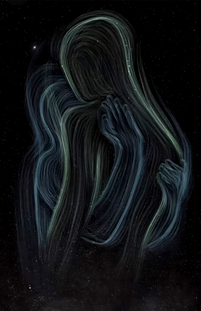 Cosmic Whispers Glass Wall Art