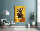 Surreal beauty cinematic glass wall art in creative studio