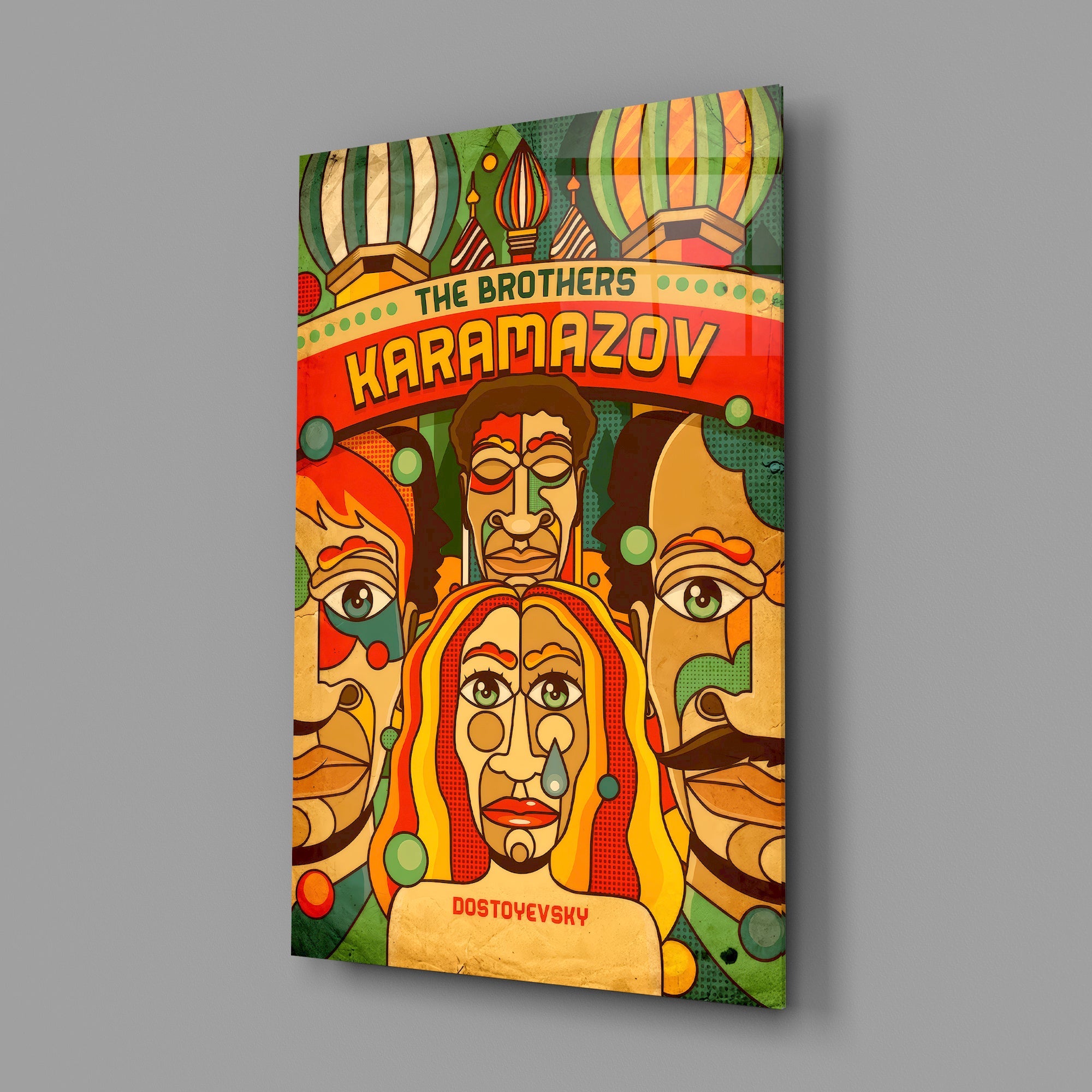 Karamazov Brothers Pop Art Glass Wall Art