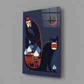 Charles Harper pop cinematic glass wall art in creative-agency reception