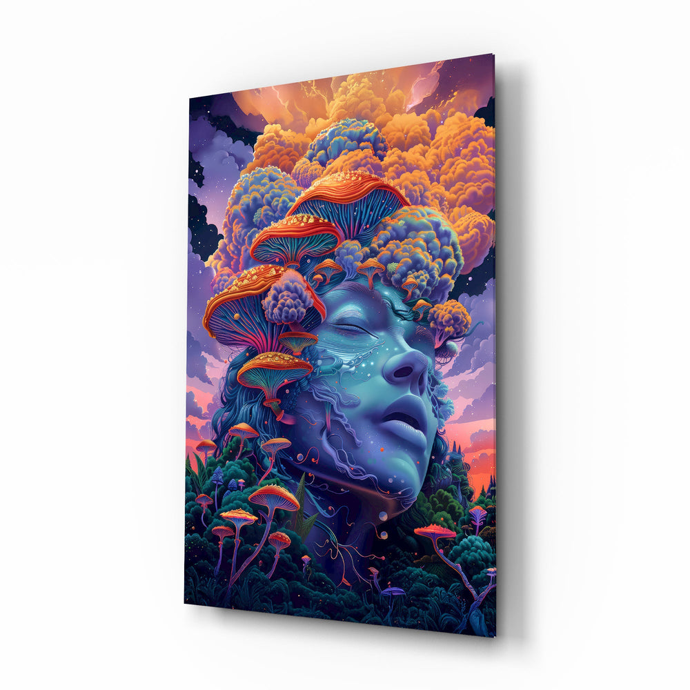 Digital Art Wall Decor Glass Wall Art