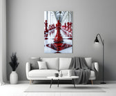 Stanley-Kubrick still cinematic glass wall art in heritage stairwell