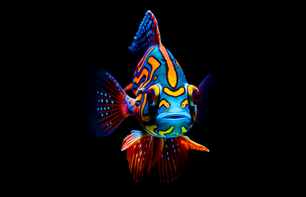 Vivid Aquatic Artwork Glass Wall Art