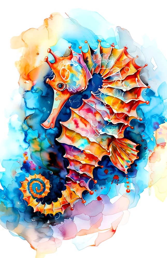 Radiant Ocean Spirit Glass Wall Art
