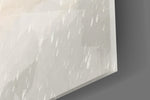 Snowy meadow cinematic glass wall art in heritage living room
