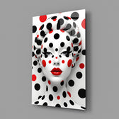 Yayoi Kusama Pop fashion cinematic glass wall art in creative-agency reception