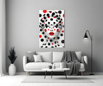 Kusama infinity cinematic glass wall art in heritage stairwell