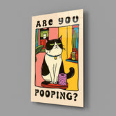 Pop humor cinematic glass wall art in teen game-room