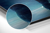 Man  Brushed Aluminum Dibond Wall Art.