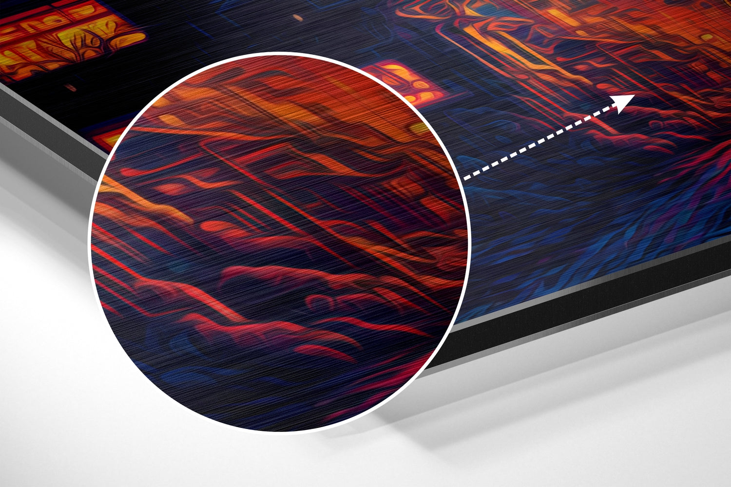 To the Sunset Brushed Aluminum Dibond Wall Art.