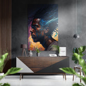 Quest Brushed Aluminum Dibond Wall Art.