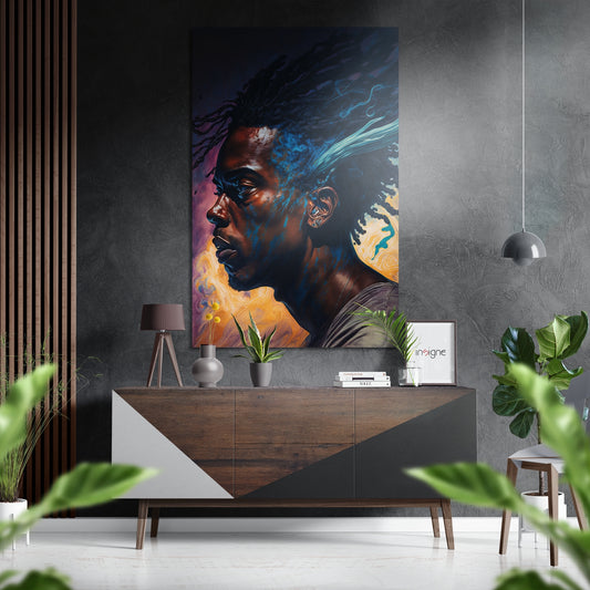 Quest Brushed Aluminum Dibond Wall Art.