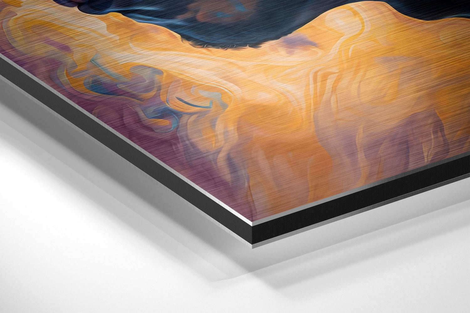 Quest Brushed Aluminum Dibond Wall Art.