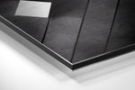 Shapes Brushed Aluminum Dibond Wall Art.