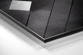 Shapes Brushed Aluminum Dibond Wall Art.