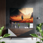 Another Planet Brushed Aluminum Dibond Wall Art.