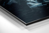 River Brushed Aluminum Dibond Wall Art.