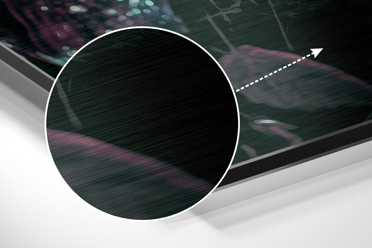 Movie Brushed Aluminum Dibond Wall Art.