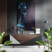 Human Software Brushed Aluminum Dibond Wall Art.
