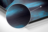 Human Software Brushed Aluminum Dibond Wall Art.