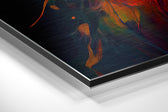 Lion Brushed Aluminum Dibond Wall Art.