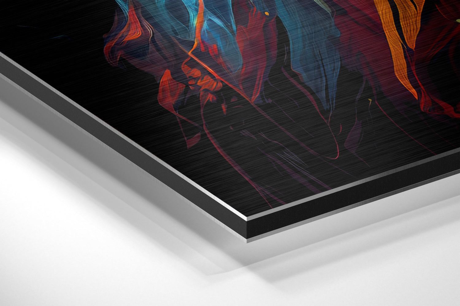 Lion Brushed Aluminum Dibond Wall Art.