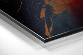 Lion Brushed Aluminum Dibond Wall Art.