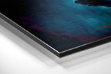 Wolf Brushed Aluminum Dibond Wall Art.
