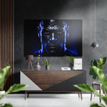 Revenge in His Eyes Brushed Aluminum Dibond Wall Art.