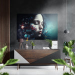 Pure Beauty Brushed Aluminum Dibond Wall Art.