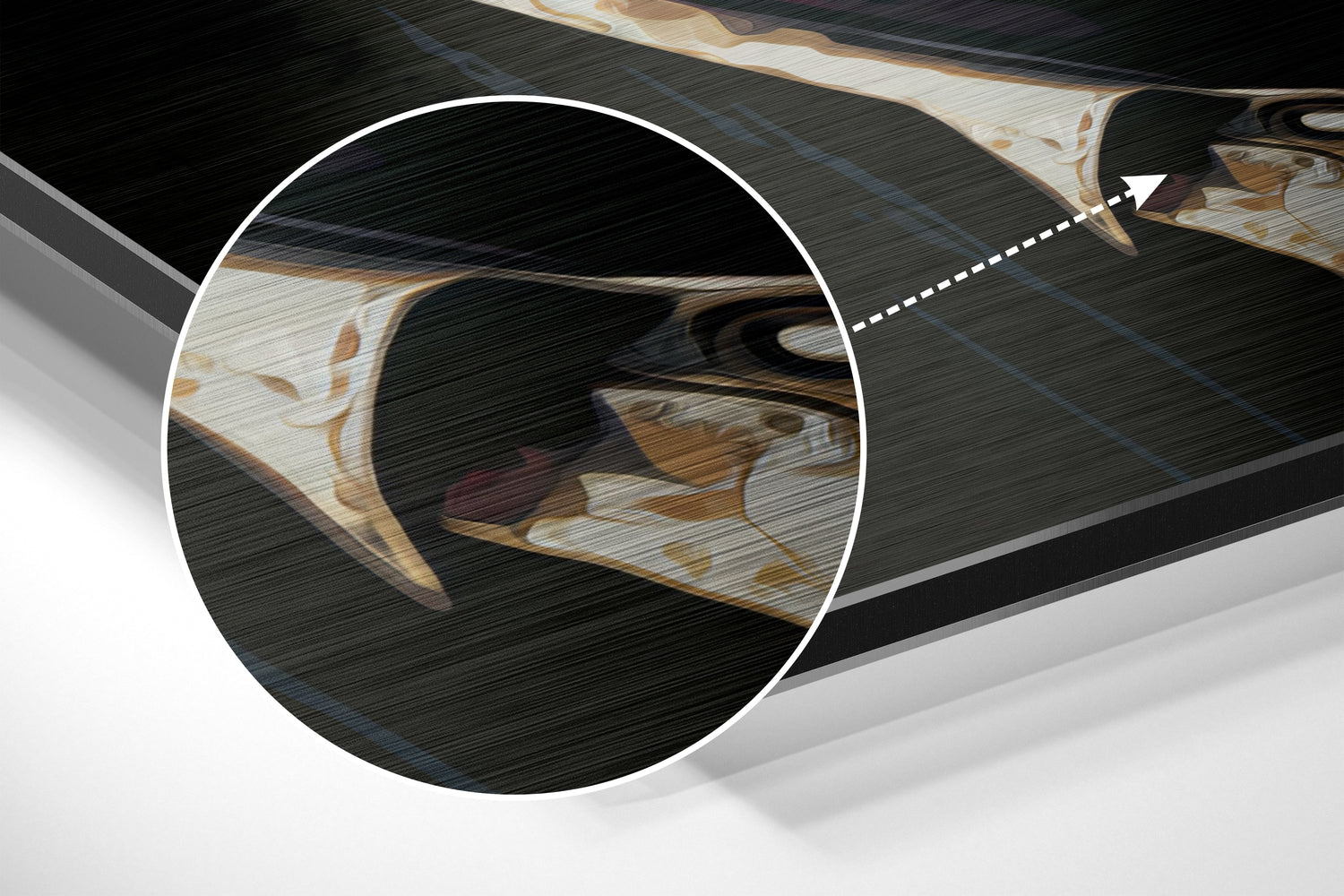 Al Pacino Brushed Aluminum Dibond Wall Art.