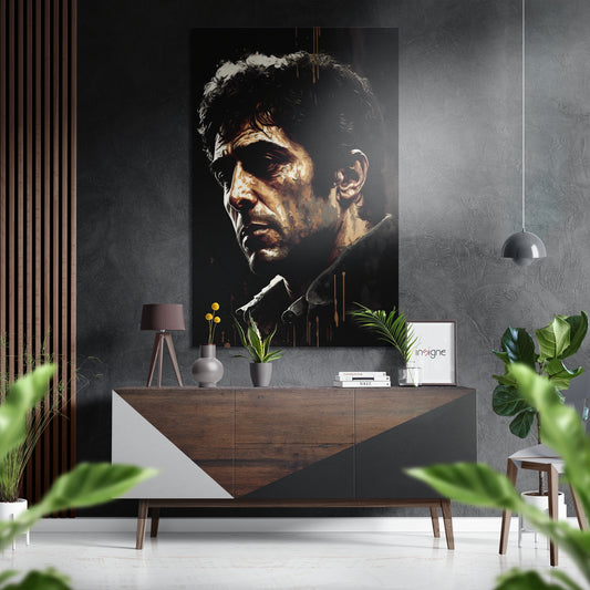 Hollywood Screen Legend Brushed Aluminum Dibond Wall Art